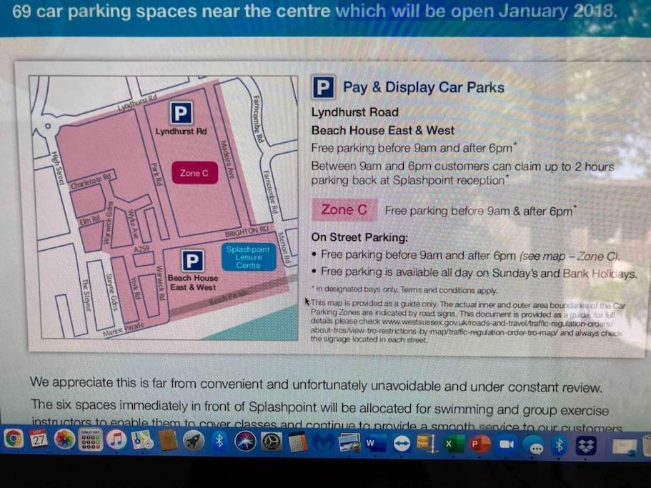 Seaside Snug, By The Beach, In Central Worthing With Parking Extérieur photo